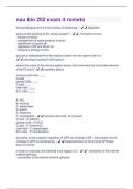 nau bio 202 exam 4 rometo Questions with 100 % correct answers | verified