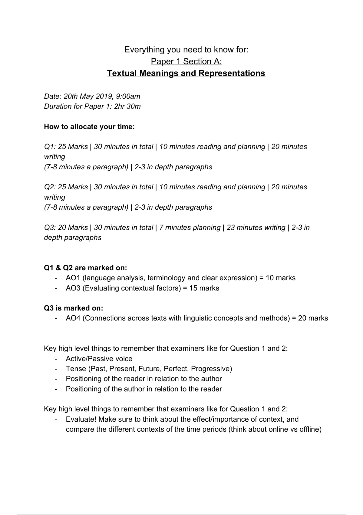 aqa-a-level-english-language-paper-1-complete-walkthrough-a-revision