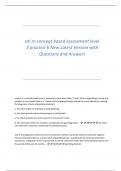 ati rn concept based assessment level 3 practice b New Latest Version with Questions and Answers 