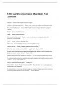 UHC certification Exam Questions And Answers.
