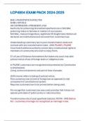 LCP4804 EXAM PACK 2024-2025  BHE v MAGISTRATE KHAYELITSA SHIBI v SITHOLE HR COMMISSION v PRESIDENT of SA