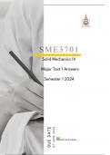 SME3701 Major Test 1 Answers Semester 1 2024