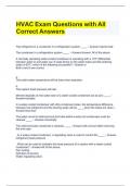 HVAC Exam Questions with All Correct Answers.docx
