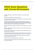 HVAC Exam Questions with Correct All Answers.docx