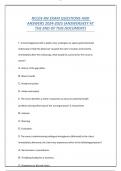 NCLEX-RN EXAM QUESTIONS AND ANSWERS 2024-2025 |ANSWERS KEY AT THE END OF THIS DOCUMENT