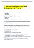 HVAC Metering Devices Exam Questions with Answers.docx