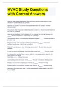 HVAC Study Questions with Correct Answers.docx