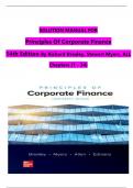 Solution Manual for Principles of Corporate Finance 14th Edition by Richard Brealey, Stewart Myers, Franklin Allen and Alex Edmans, Complete Chapter 1 - 34 