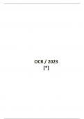 OCR 2023 GCE FURTHER MATHEMATICS A Y541/01: PURE CORE 2 A LEVEL QUESTION PAPER & MARK SCHEME (MERGED)