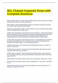 IICL Chassis Inspector Exam with Complete Solutions.docx