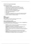 Samenvatting Management en organisatie -  Introductie in managementwetenschappen  (GB0102-232714B)