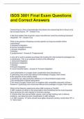 ISDS 3001 Final Exam Questions and Correct Answers.docx