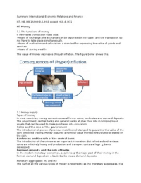 Summary International Economic Relations and Finance