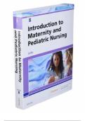 TEST BANK -- INTRODUCTION TO MATERNITY AND PEDIATRIC NURSING 8TH EDITION BY GLORIA LEIFER. CHAPTER 1 - 39. ALL CHAPTERS INCLUDED.