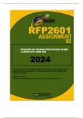 RFP2601 ASSIGNMENT 02...DUE DATE 2024