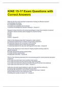 KINE 15-17 Exam Questions with Correct Answers.docx