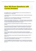 Kine 303 Exam Questions with Correct Answers.docx