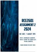 RCE2601 Assignment 2 2024 | Due 7 August 2024