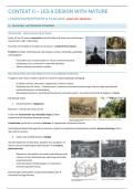 Les 9 Design with nature_context C samenvatting/lesnotities