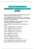 INTRO TO SONOGRAPHY ; SONOGRAPHY TERMINOLOGY LATEST UPDATE