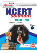 NCERT CBSE English Class IX Solutions of Chapter 1(The Road Not Taken) and Chapter 2 (The Wind) & 2