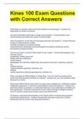 Kines 100 Exam Questions with Correct Answers.docx