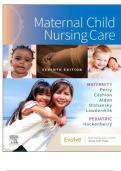 TEST BANK -- MATERNAL CHILD NURSING CARE 7TH EDITION BY SHANNON E. PERRY HOCKENBERRY, , KITTY CASHION. CHAPTER 1 - 49. ALL CHAPTERS INCLUDED.