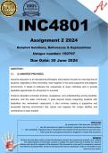 INC4801 Assignment 2 (COMPLETE ANSWERS) 2024 (150797) - DUE 30 June 2024