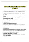 PCOL 838 FINAL EXAM QUESTIONS AND ANSWERS