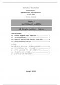 Topic 1B. Complex numbers - Matrices