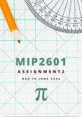 MIP2601 Assignment 2 Due 10 June 2024