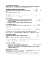 Alle berekeningen + instructies testtheorie