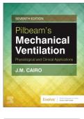 TEST BANK -- PILBEAM'S MECHANICAL VENTILATION: PHYSIOLOGICAL AND CLINICAL APPLICATIONS 7TH EDITION. CHAPTER 1 - 32. ALL CHAPTERS INCLUDED.