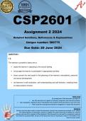 CSP2601 Assignment 2 (COMPLETE ANSWERS) 2024 (586775) - DUE 20 June 2024