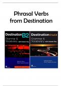 Destination Phrasal Verbs