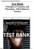 Principles of Anatomy and Physiology, 16th Edition by Tortora