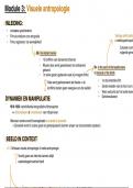 Samenvatting/ schema -  Antropologie