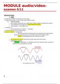 Samenvatting -  mediatechnologie, module Audio