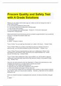 Procore Quality and Safety Test with A Grade Solutions