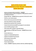 BICSI RTPM STUDY FOR TELECOMMUNICATION PROJECT MANAGER EXAM 2024-2025