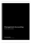 uitwerking voorbeeldvragen | Management Accounting 