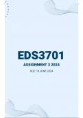 EDS3701 Assignment 3 2024 Due 28 June 2024