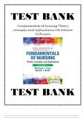 Test Bank For Fundamentals of Nursing Theory Concepts and Applications 4th Edition Wilkinson Chapter 1-46