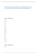 NIH STROKE SCALE GROUP B PATIENT 1-6 EXAM LATEST 2024-2025  WITH ACTUAL QUESTIONS AND CORRECT ANSWERS/GRADED A+