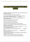 CAOHC Study Set Exam Questions And Answers