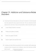Chapter 31- Addiction and Substance-Related Disorders
