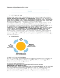 Samenvatting Tentamenstof Samen Gezonder