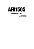 AFK1505 ASSESSMENT 3 2024