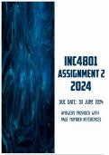INC4801 Assignment 2 2024 | Due 30 June 2024
