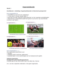 Organisatiekunde